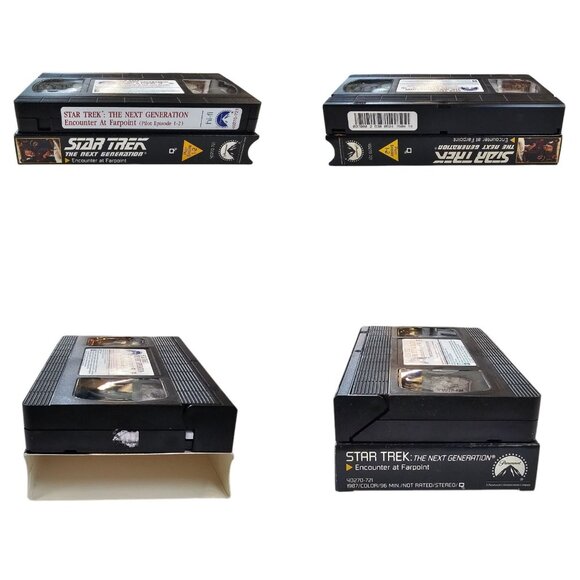 Star Trek The Beginnings Original Next Generation Deep Space Nine 3 VHS Tape Set - Picture 12 of 12